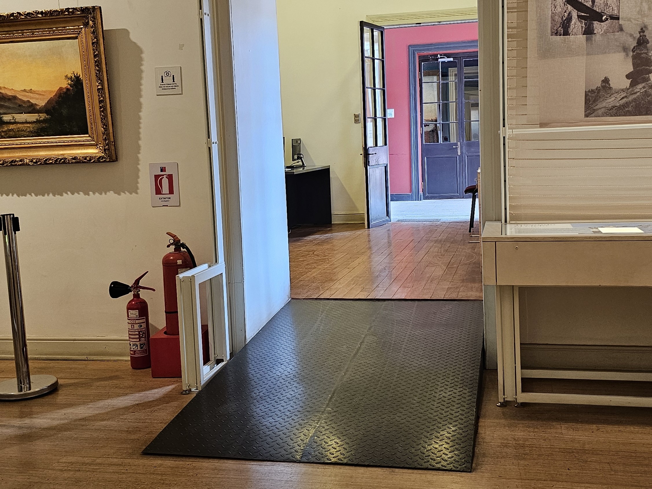 Fotografía de una Rampa en el interior del museo